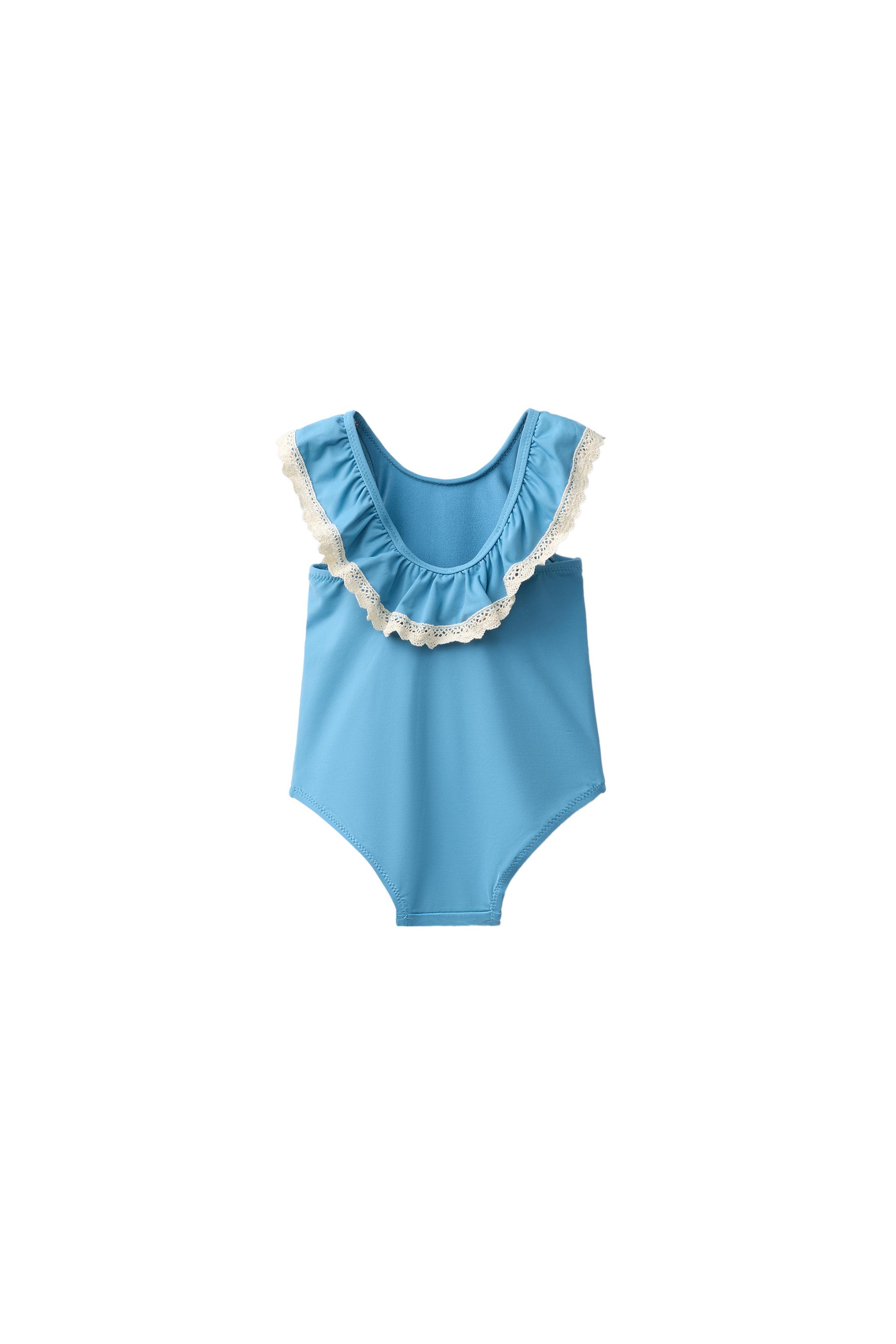 2-6 YEARS/ CONTRAST LACE SWIMSUIT